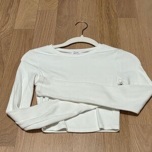 Garage white long sleeve body